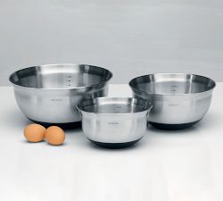 Brabantia Profile Mixing Bowl Matte Steel - Set of 3