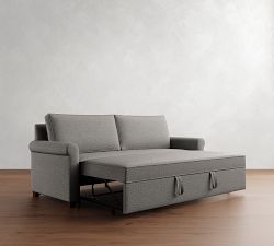Cameron Roll Arm Trundle Sleeper Sofa (86&quot;)