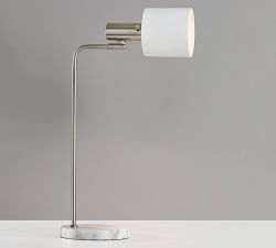 Emmental Marble Task Table Lamp (23&quot;)