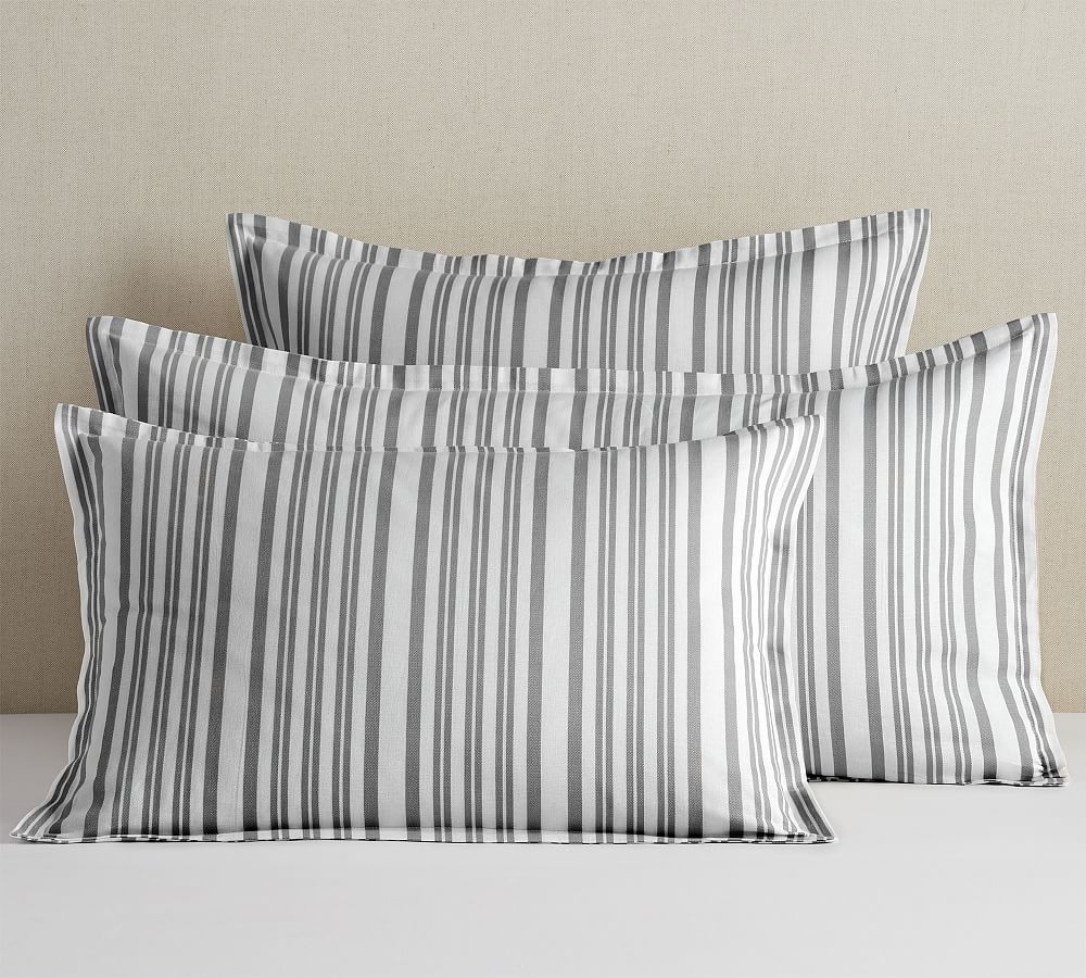 Antique Stripe Yarn Dye Cotton Sham