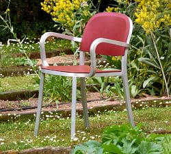 Emeco Metal Stacking Dining Armchair