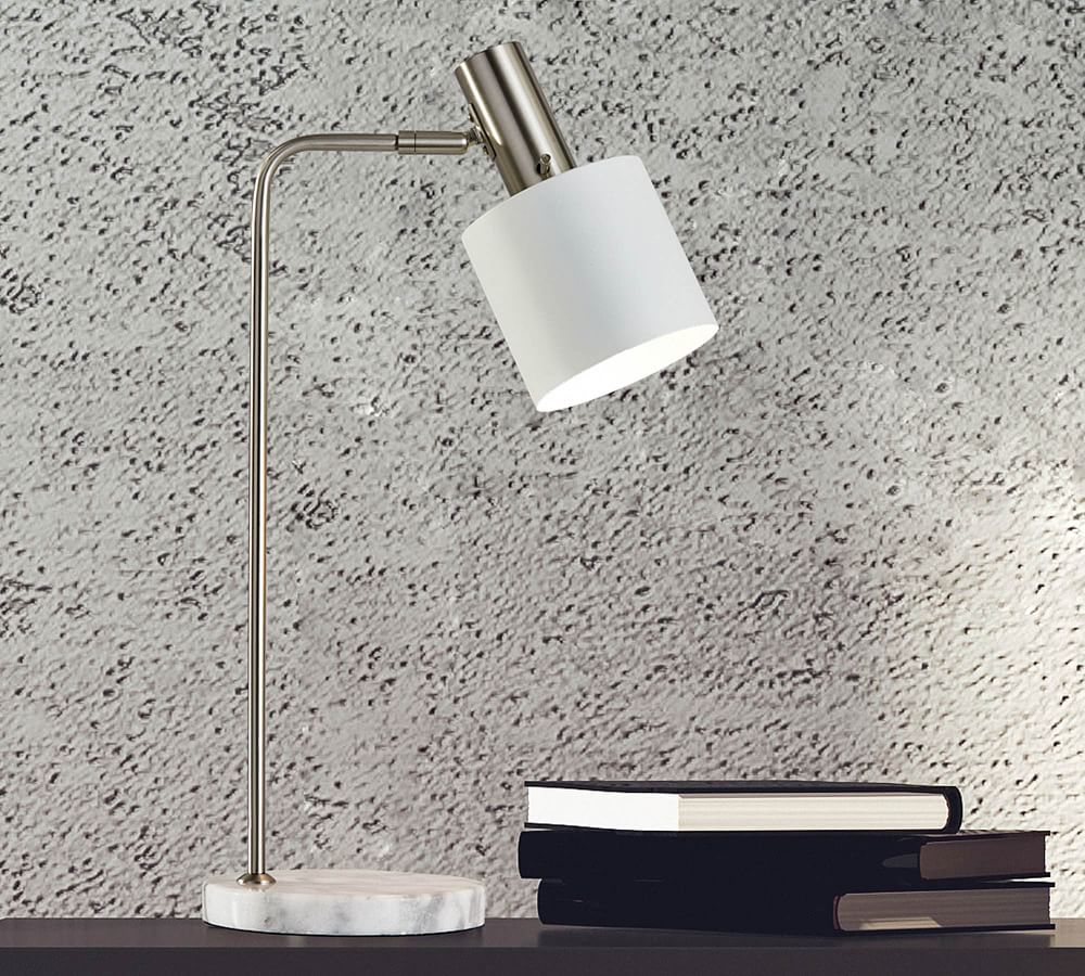 Emmental Marble Task Table Lamp (23&quot;)