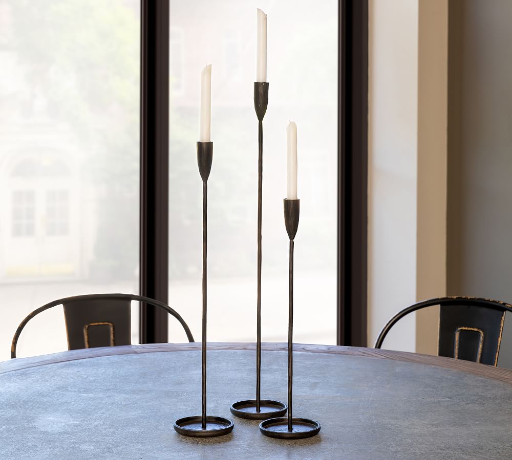Open Box: Leanna Candlesticks - Set of 3