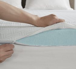 Sleep Philosophy Gel Memory Foam Mattress Topper With 3M Moisture Wicking Cover