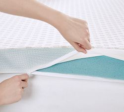 3&quot; Memory Foam Mattress Topper with Cooling Gel