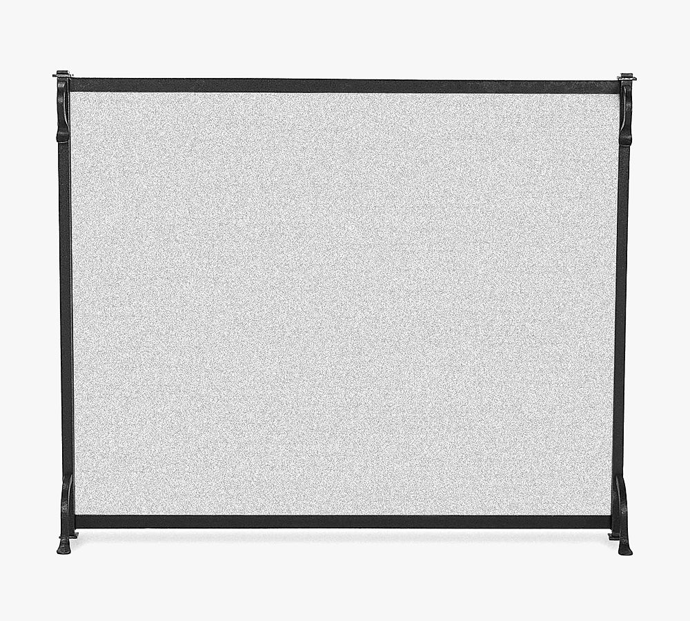 Craftsman Fireplace Single Panel Screen