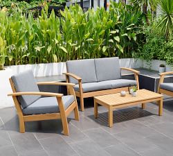 Chelsea Eucalyptus Rectangle Seating Set with Cushions