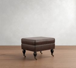 Brooklyn Leather Ottoman