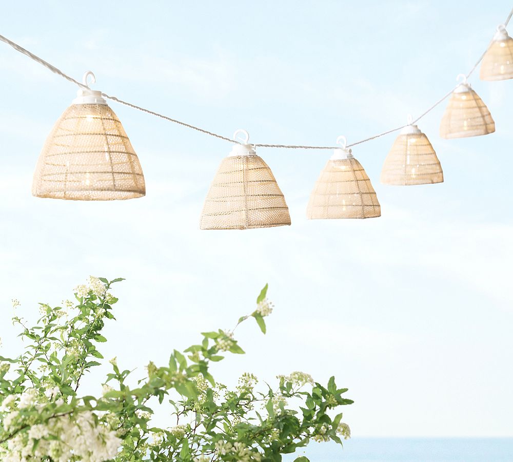 Isola Outdoor Woven String Lights - 20ft