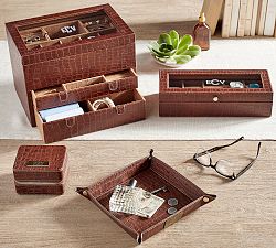 Pierce Leather Accessories Collection