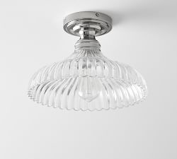 Flush Mount - Fluted Glass (5&quot;)