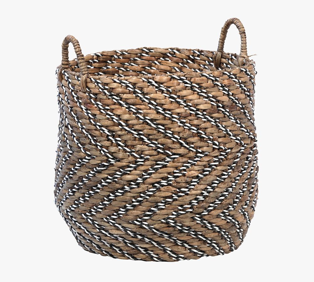 Zeze Round Handwoven Basket
