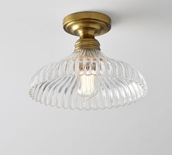 Flush Mount - Fluted Glass (5&quot;)