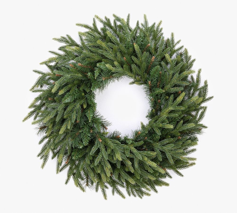 Faux Colorado Mixed Pine Wreath 30&quot;