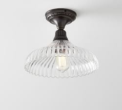Flush Mount - Fluted Glass (5&quot;)