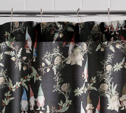 Forest Gnome Organic Shower Curtain