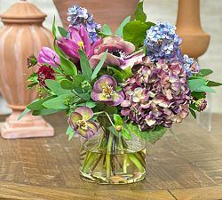 Handcrafted Faux Mixed Floral Maeve Arrangement