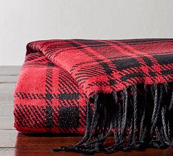 Jasper Plaid Throw
