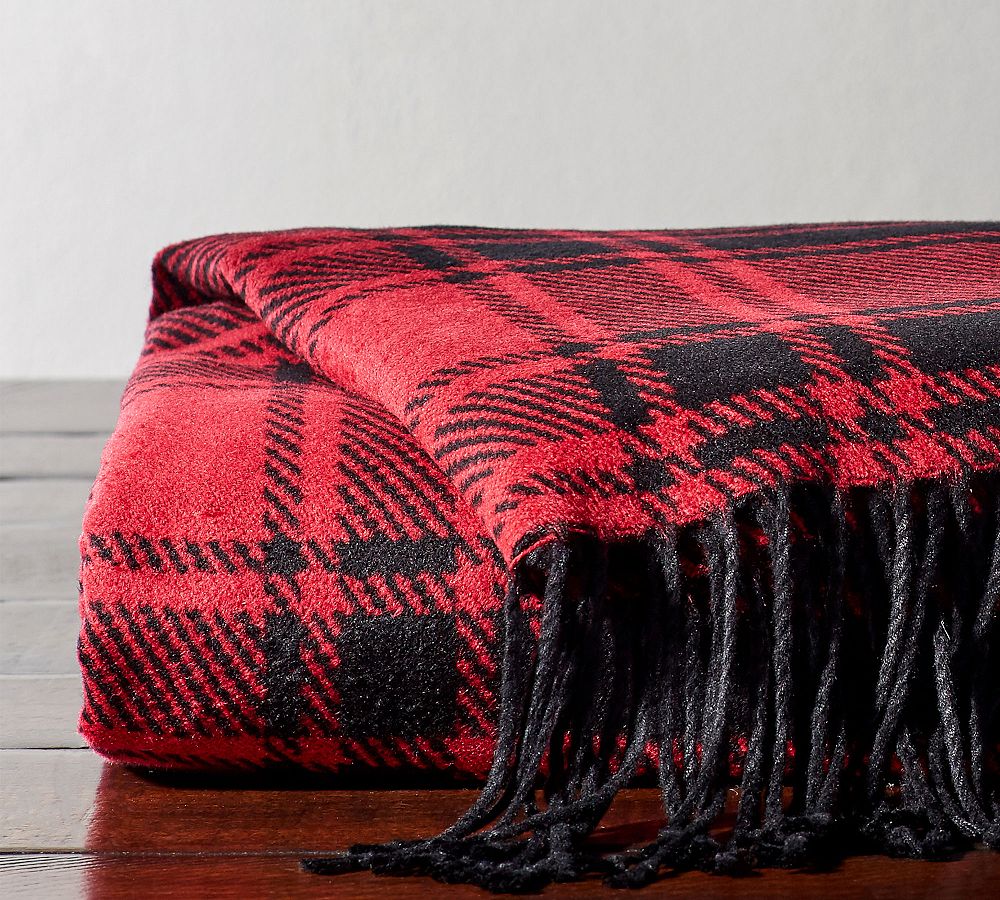 Jasper Plaid Throw