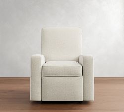 PB Comfort Square Arm Manual &amp; Power Swivel Recliner