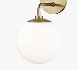 Jorson 2-Light Glass Globe Sconce (20'')