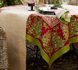 Noel Handmade Square Cotton Tablecloth