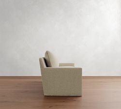 Ayden Square Arm Slipcovered Sleeper Sofa (78&quot;)