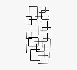 Cubed Abstract Metal Wall Art