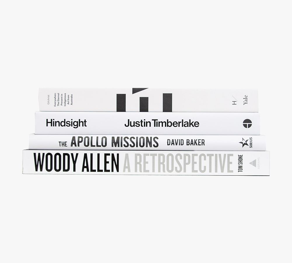 Modern Dust Jacket ColorStak Books - Set of 4