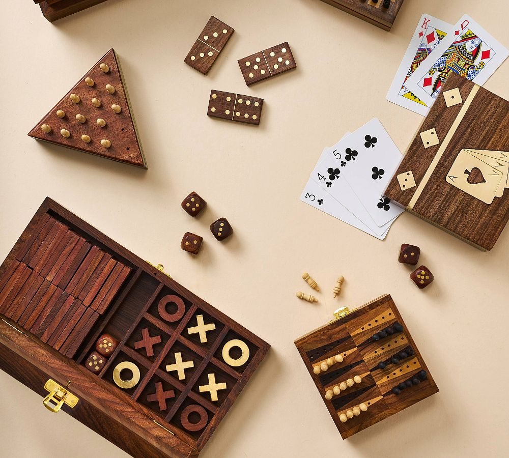Handcrafted Rosewood Games