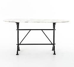 Laurel Marble Console Desk (59&quot;)
