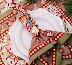 Noel Handmade Cotton Napkins - Set of 6