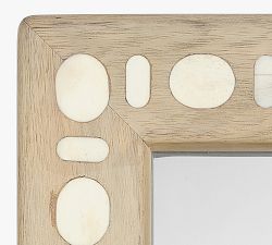 Emma Bone Inlay Rectangular Wall Mirror
