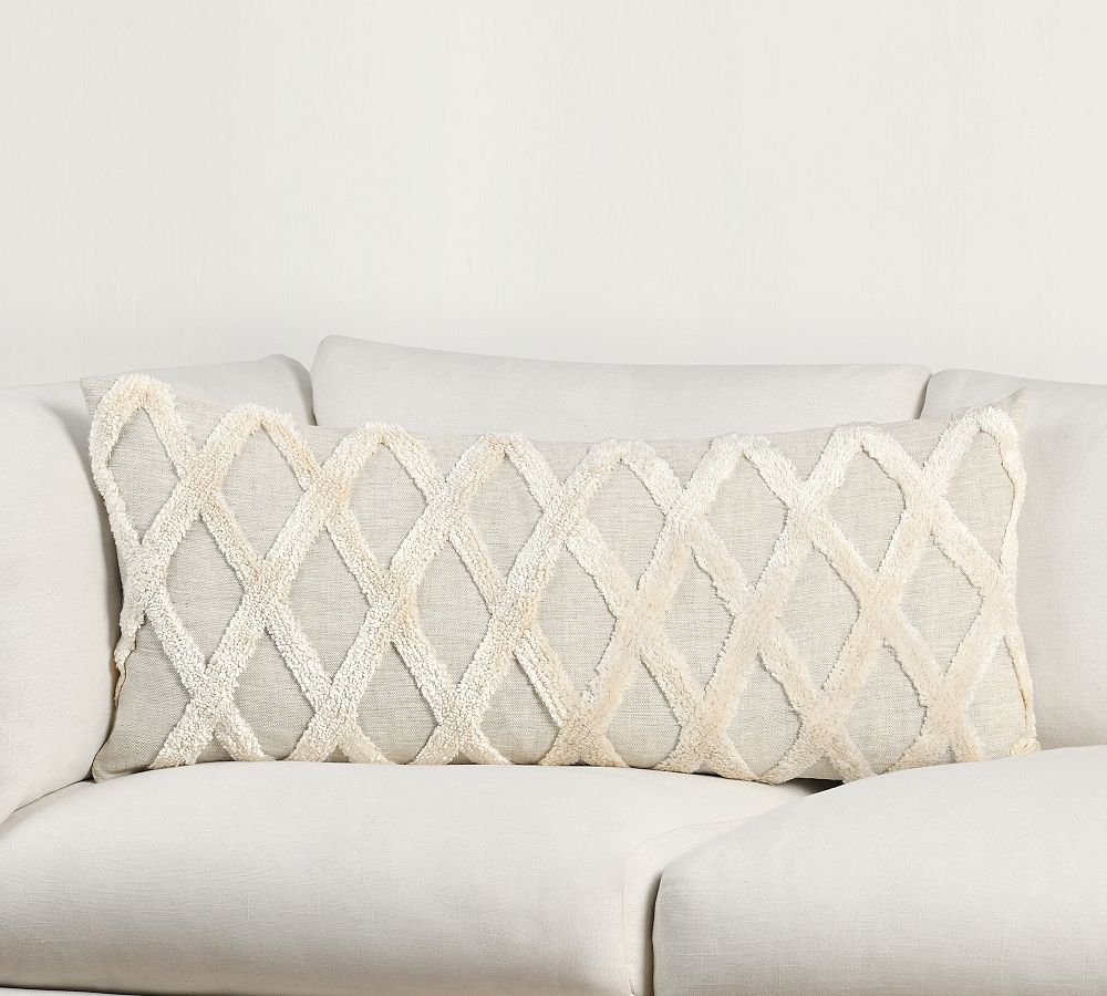 Cannon Diamond Textured Lumbar Pillow