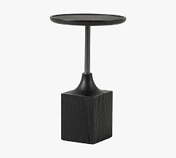 Brunswick Round Bluestone End Table
