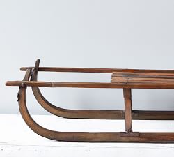 Found Wooden Sled
