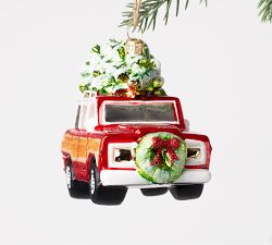 Handmade Heirloom Holiday Jeep Ornament