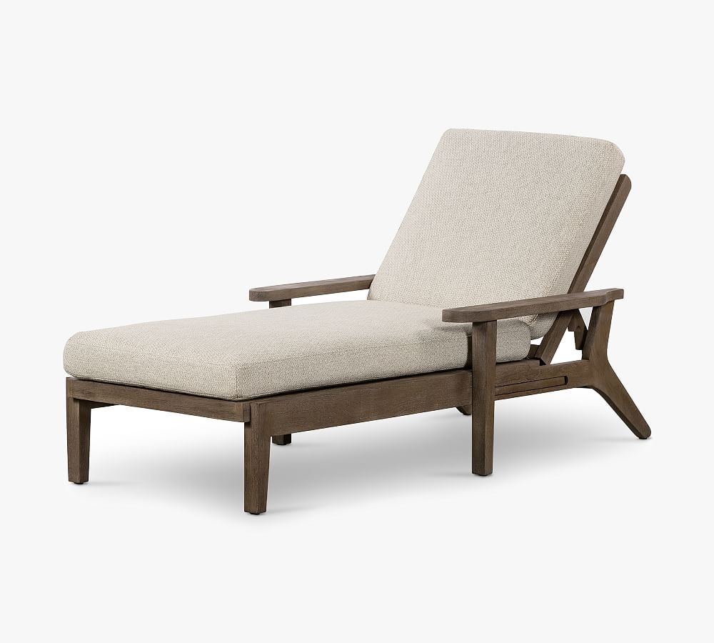 Raylan Teak Outdoor Outdoor Chaise