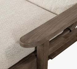 Raylan Teak Outdoor Outdoor Chaise