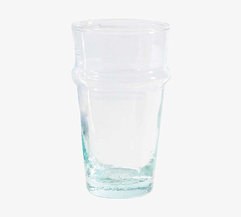 Moroccan Stackable Recycled Drinking Glasses - Set of 6