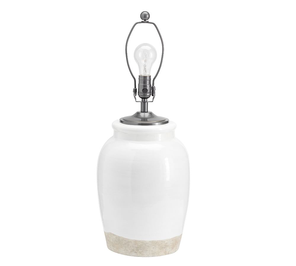 Open Box: Miller Small Table Lamp Base, Small - 25.5"- Ivory