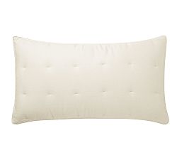 Open Box: Belgian Flax Linen Comforter Sham, King - Set of 2 - Classic Ivory