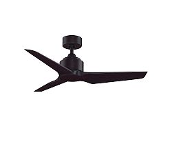 Triaire 44" Indoor/Outdoor Ceiling Fan, Dark Bronze/Dark Walnut Blades