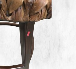 Open Box: Seagrass Bucket Swivel Counter Stool