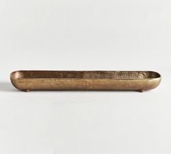 Handcrafted Scooped Footed Tray
