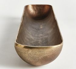 Handcrafted Scooped Footed Tray