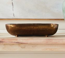 Handcrafted Scooped Footed Tray