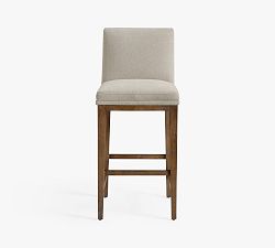 Jake Armless Upholstered Stool