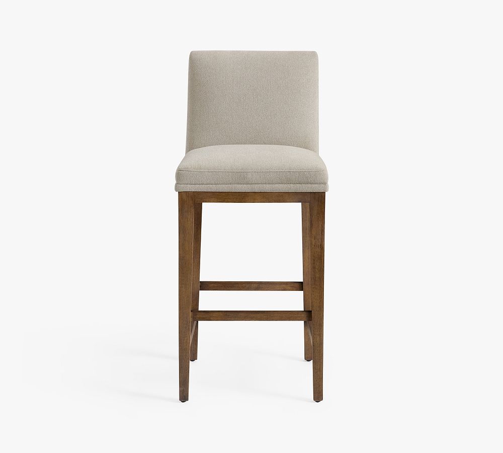Jake Armless Upholstered Stool
