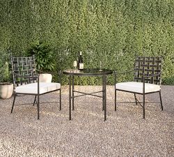 Bowie Metal Dining Armchair with Cushion